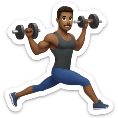 gym training sticker