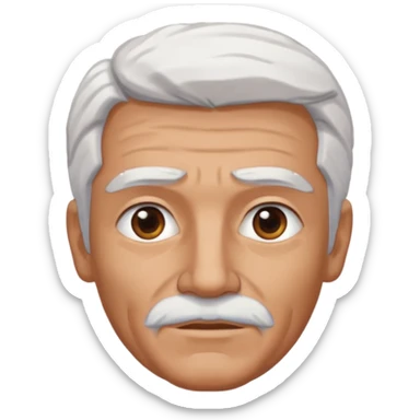 Male santoriny head sticker