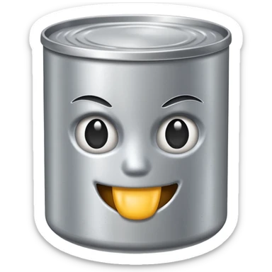 food can with no label no logo sticker