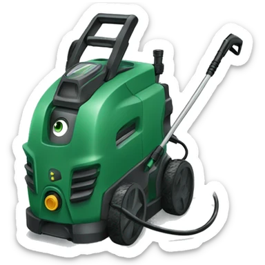 dark green high pressure washer (Gerni) sticker