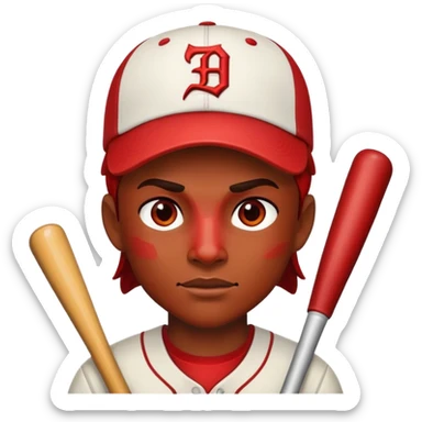 Diablo con gorra  sticker