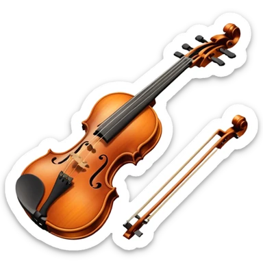 Violin sticker