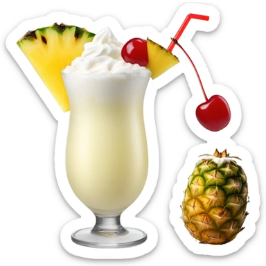 pina colada sticker