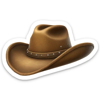 Cowboy hat sticker
