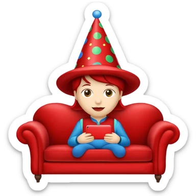 party sofa sticker