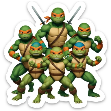 Ninja turtles sticker