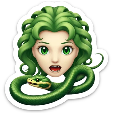 Medusa sticker