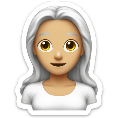 Lady bathroom sticker