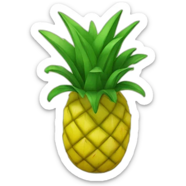 ananas en entretien sticker