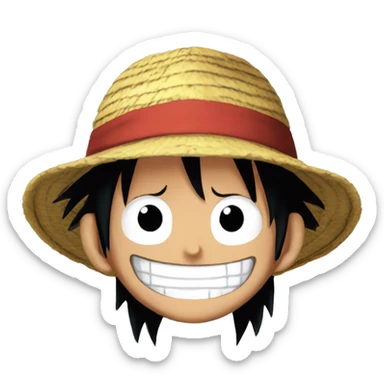 Monkey D Luffy from One Piece  sticker