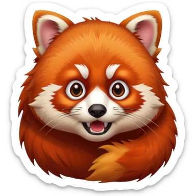 A random cool animal thats veeeeery angry sticker