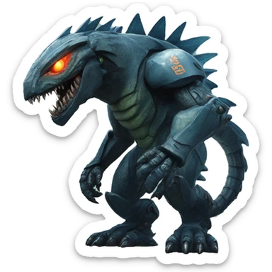 Pacific rim kaiju sticker