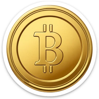 Wealth one rupees coin sticker