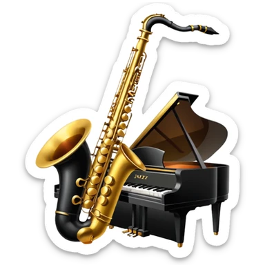 jazz music sticker