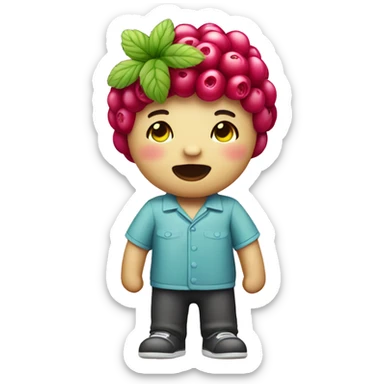 raspberry sonny angel sticker