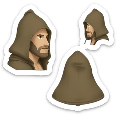 Kerchak avec une cagoule sticker