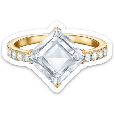 diamond ring from harry winston sticker