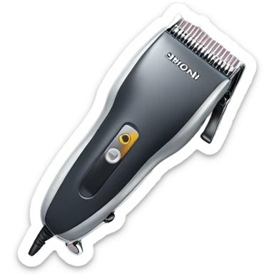 Hair clipper sticker
