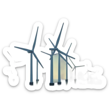 offshore wind farm sticker