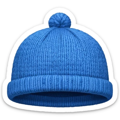 blue hat sticker