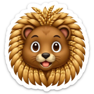 Campechano con trigo en la boca sticker