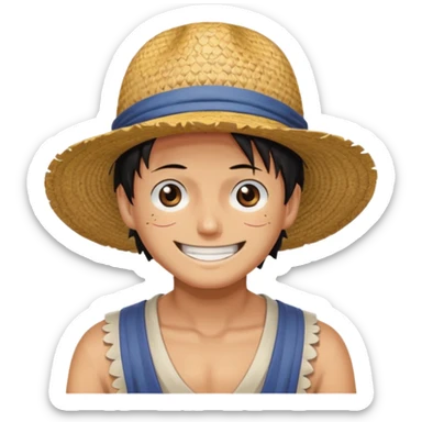 One piece ace sticker