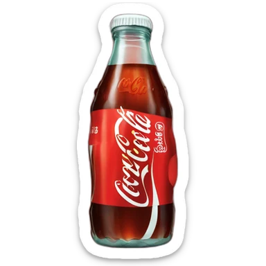 bottle of coca cola sticker