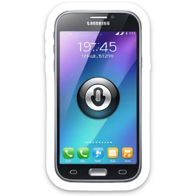 Galaxy Cellphone sticker