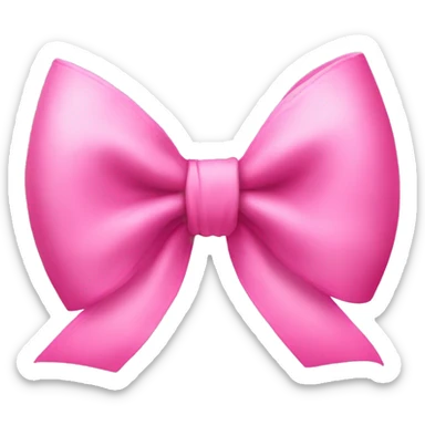 Pink coquette bow  sticker
