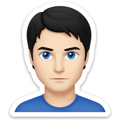 Damon Salvatore from The Vampire Diaries sticker