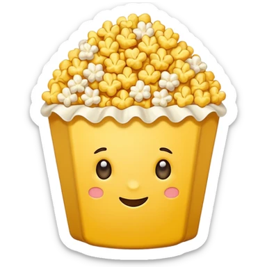 Popcorn sticker
