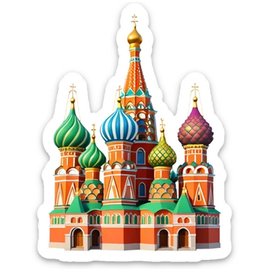 Little St. Basil's Cathedral sticker