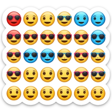 create emojis to vision board 2026 sticker