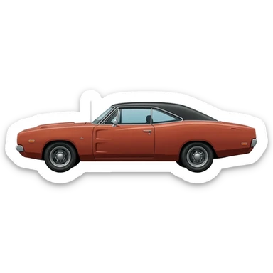 Dodge charger rt 70 sticker