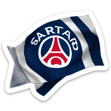drapeau de Paris saint germain sticker