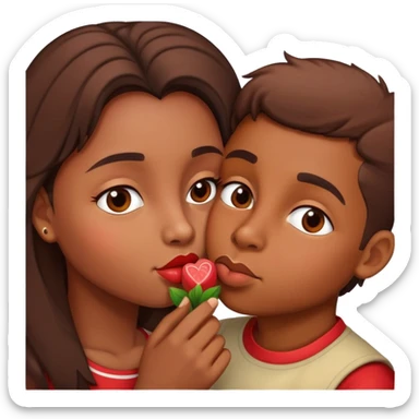 Kola kissing  sticker