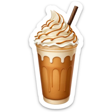 Caramel Frappuccino  sticker