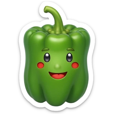 green Bell Peppers
 sticker
