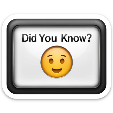  Did You Know?  sticker