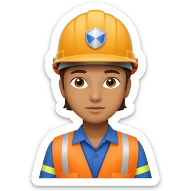 postal courier on bike  sticker