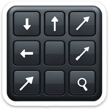 top arrow keybord caps sticker