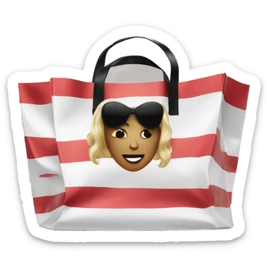 sephora shopping bag sticker