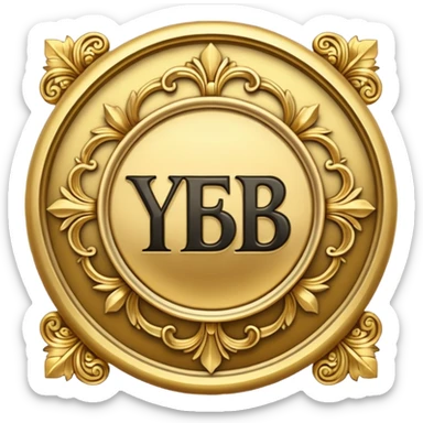YFB is the name of our group I want it to relate to money and rich life sticker