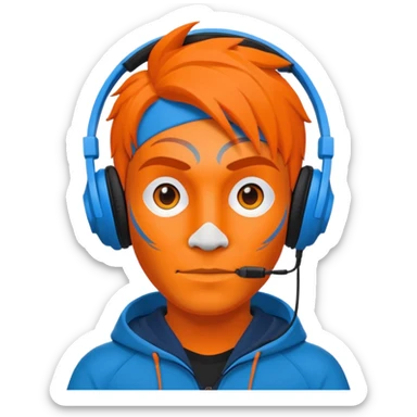 Incredibox Sprunki Oren sticker