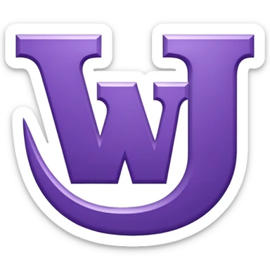 University of Washington logo sticker