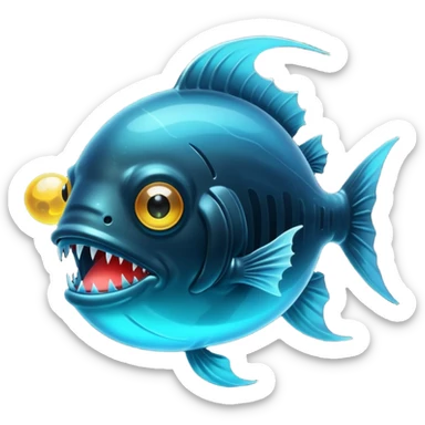 anglerfish sticker