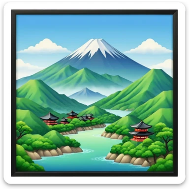 japan country sticker