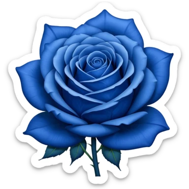 Rosa azul sticker