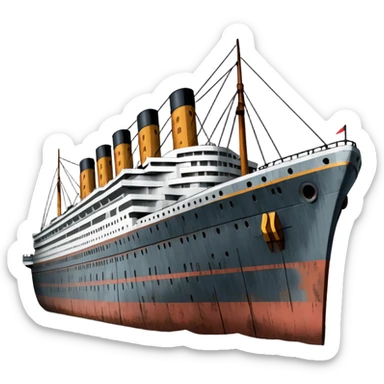 Make the Titanic sticker