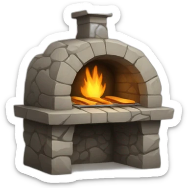 stone oven sticker